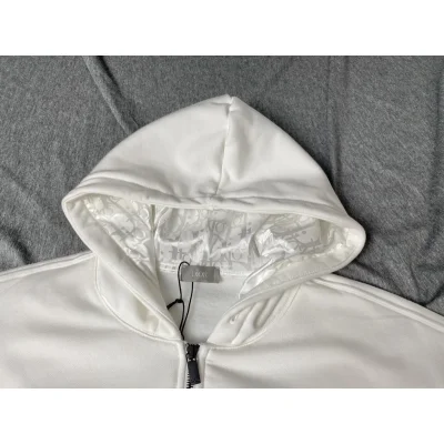 Худи Dior Monochrome ZIP "White" фото № 5