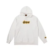 Худи Drew House With Text Logo On Yellow Canvas "White"