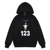 Худи Fear Of God X Rrr123 With Logo Brand "Black"