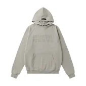 Худи Fear Of God Pasted Text Logo "Gray"