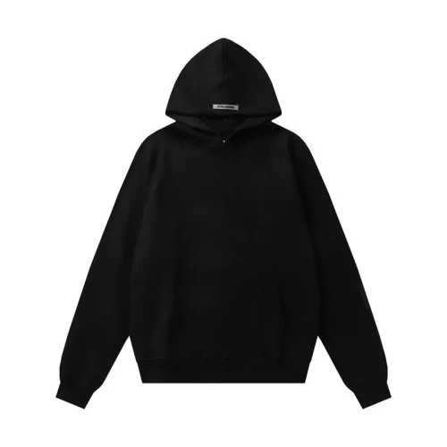 Худи Fear Of God With Black Text Logo On The Back "Black"
