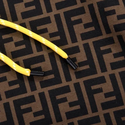Худи Fendi Branded Print "Brown" фото № 2