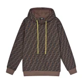 Худи Fendi Branded Print "Brown"