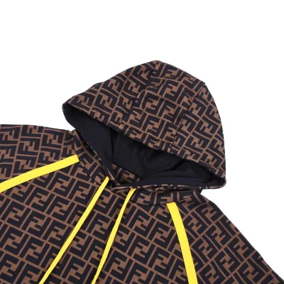 Худи Fendi With Yellow Stripes "Brown/Black" фото № 8