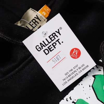 Худи Gallery Dept Corona Virus - World Tour "Black" фото № 3