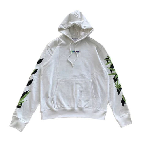 Худи Off White Leaves "White"
