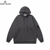 Худи Stone Island With Black Compass Logo Patch "Gray/Black"