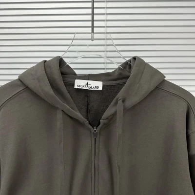 Худи Stone Island With Patch - ZIP "Gray" фото № 5 Худи Stone Island With Patch - ZIP "Gray" фото № 5