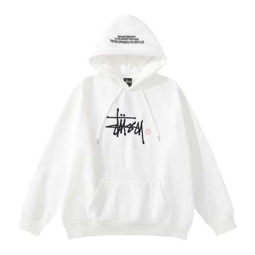 Худи Stussy With Text On The Hood "White"