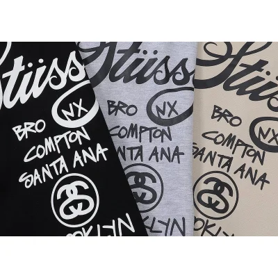 Худи Stussy New York Los Angeles Tokyo ZIP "Black" фото № 3