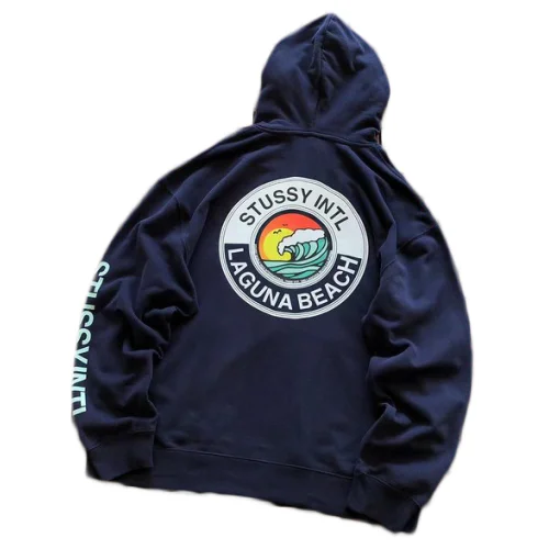 Худи Stussy Inscription Laguna Beach "Blue"