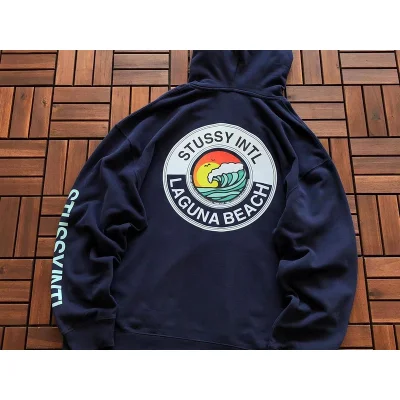 Худи Stussy Inscription Laguna Beach "Blue" фото № 2