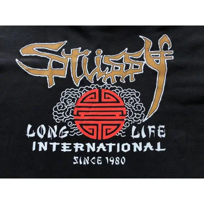 Худи Stussy Logo And Inscription In Japanese Style "Black" фото № 3 Худи Stussy Logo And Inscription In Japanese Style "Black" фото № 3