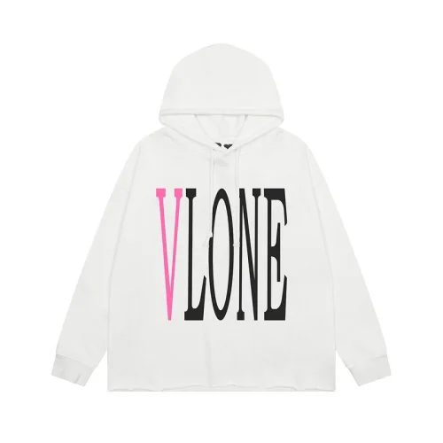 Худи Vlone Text With Pink Letter V "White"