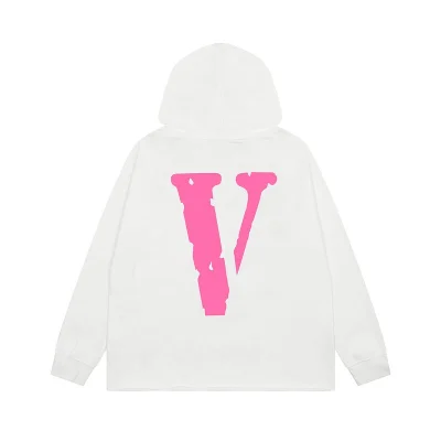 Худи Vlone Pink Text Friends "White" фото № 2