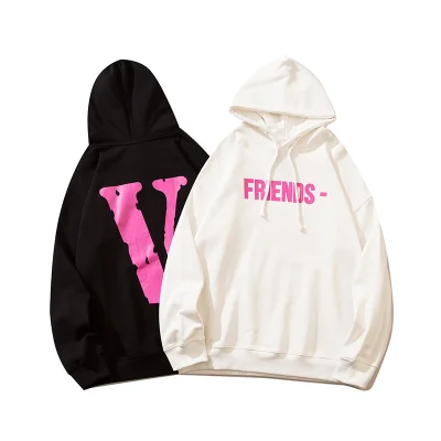 Худи Vlone With The Inscription Friends And Logo "White" фото № 3