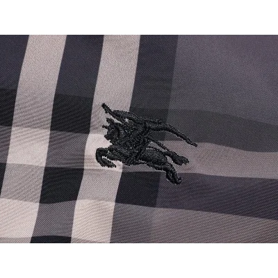 Ветровка Burberry Tartan Style With Logo "Gray/Red" фото № 2