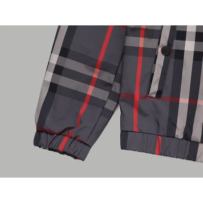 Ветровка Burberry Tartan Style With Logo "Gray/Red" фото № 6