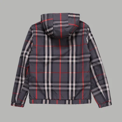 Ветровка Burberry Tartan Style With Logo "Gray/Red" фото № 8