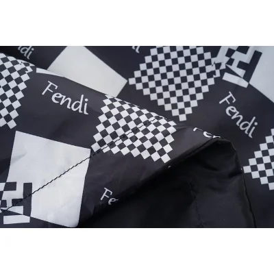 Ветровка Fendi Double-Sided With Checkerboard Print "Black/Gray" фото № 6