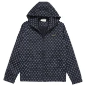 Ветровка Gucci With Print Of Many Letters G "Blue/Gray"