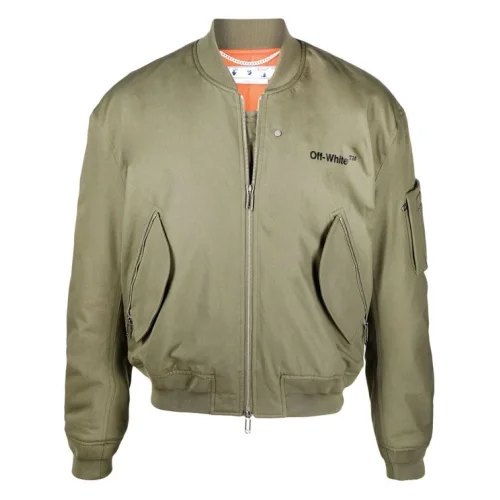 Ветровка Off White Stripes On The Back "Gray/Brown"