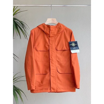 Ветровка Stone Island Comfortable With A Hood "Orange" фото № 6