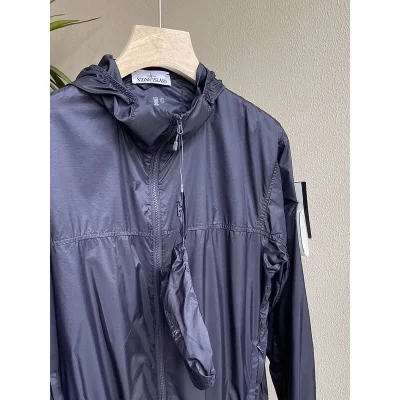 Ветровка Stone Island Lightweight With A Handbag "Blue/Black" фото № 6