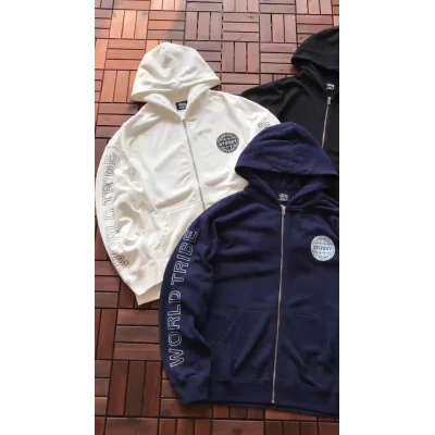 Ветровка Stussy Globus With Logo Print "Blue" фото № 2 Ветровка Stussy Globus With Logo Print "Blue" фото № 2