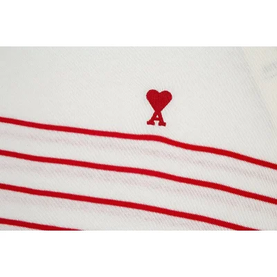 Лонгслив Amiri Striped "White/Red" фото № 3