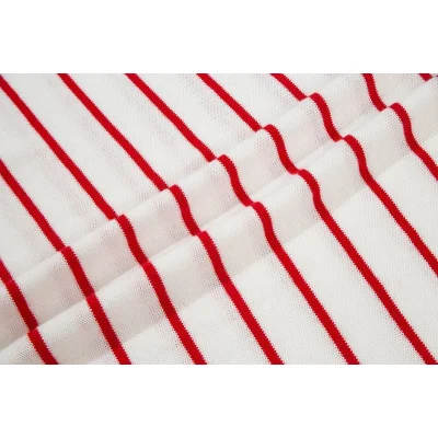 Лонгслив Amiri Striped "White/Red" фото № 5