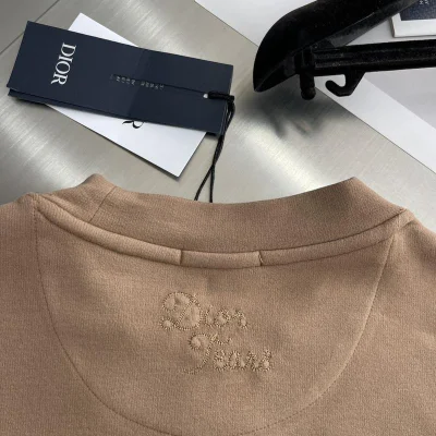 Лонгслив Christian Dior Frontside Logo Dior "Brown" фото № 5
