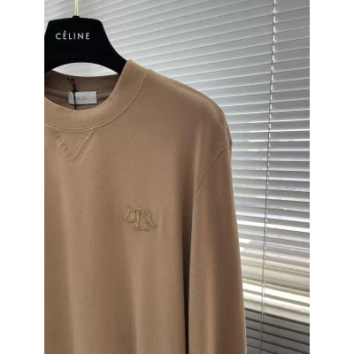 Лонгслив Christian Dior Frontside Logo Dior "Brown" фото № 2