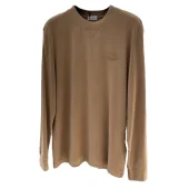 Лонгслив Christian Dior Frontside Logo Dior "Brown"