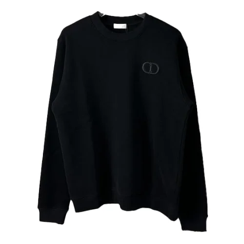 Лонгслив Christian Dior Clear Frontside Logo CD "Black"