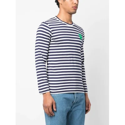 Лонгслив Comme des Garçons Play Green Hearts "Navy Blue" фото № 7 Лонгслив Comme des Garçons Play Green Hearts "Navy Blue" фото № 7