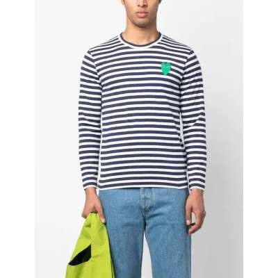 Лонгслив Comme des Garçons Play Green Hearts "Navy Blue" фото № 8 Лонгслив Comme des Garçons Play Green Hearts "Navy Blue" фото № 8