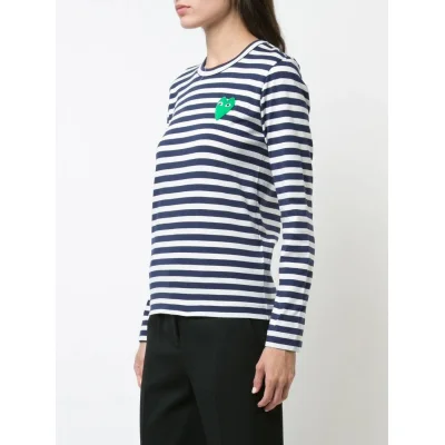 Лонгслив Comme des Garçons Play Green Hearts "Navy Blue" фото № 9 Лонгслив Comme des Garçons Play Green Hearts "Navy Blue" фото № 9