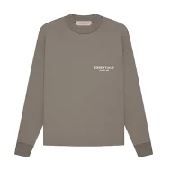 Лонгслив Fear Of God With The Inscription Of The Logo "Brown"