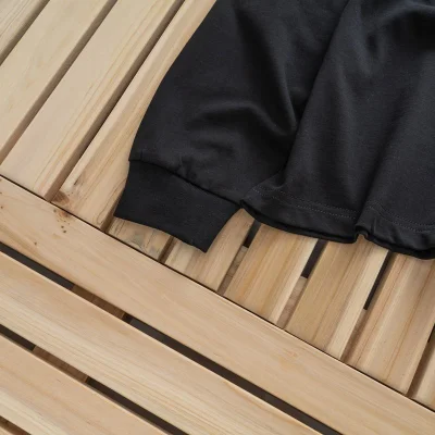 Лонгслив Gallery Dept With Text Logo And Pocket "Black" фото № 3