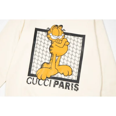 Лонгслив Gucci Picture Of Garfield The Cat "White" фото № 2