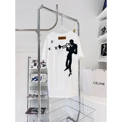 Футболка Louis Vuitton Jazz Trumpeter "White" фото № 3