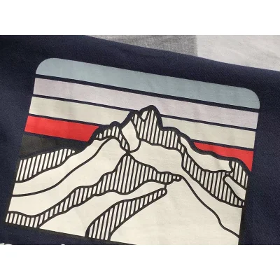 Лонгслив Patagonia Mountain Landscape Back Print "Blue" фото № 6