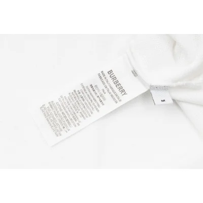 Поло Burberry Striped Collar "White" фото № 3