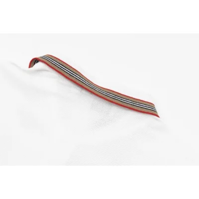 Поло Burberry Striped Collar "White" фото № 6