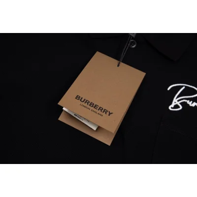 Поло Burberry Caption "Black" фото № 7