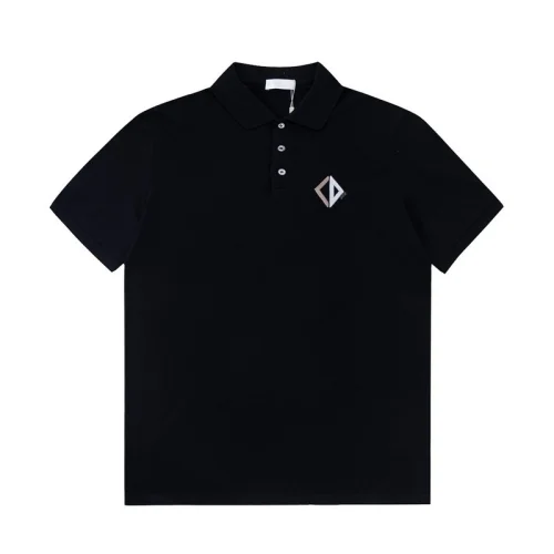 Поло Christian Dior Emblems Initials "Black"