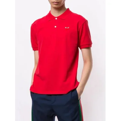 Поло Comme des Garcons Play Red Heart Eyes "Red" фото № 2