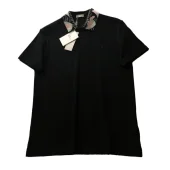 Поло Dior With A Patterned Collar "Black"