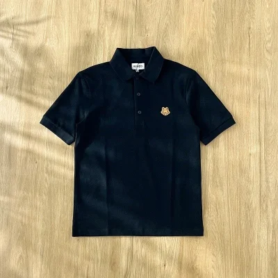 Поло Kenzo Small Logo - Animal "Black" фото № 2